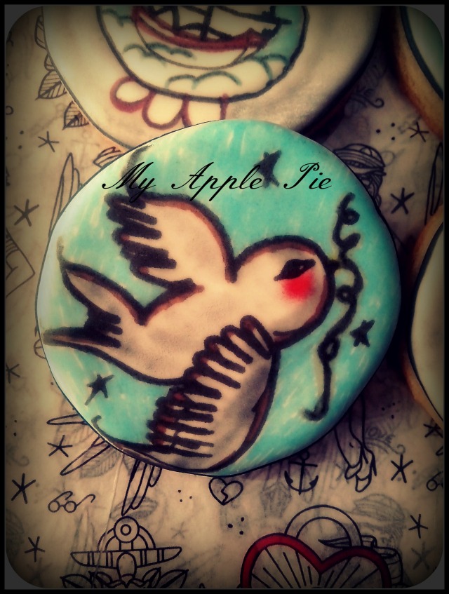 Cookie Bird Tattoo