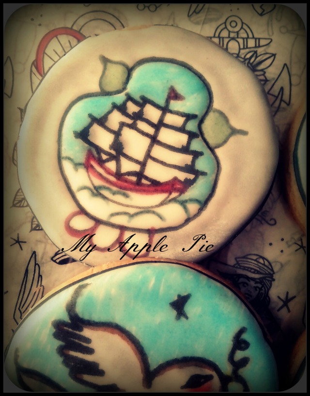 Cookie Boat Tattoo